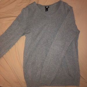 Unisex gray sweater